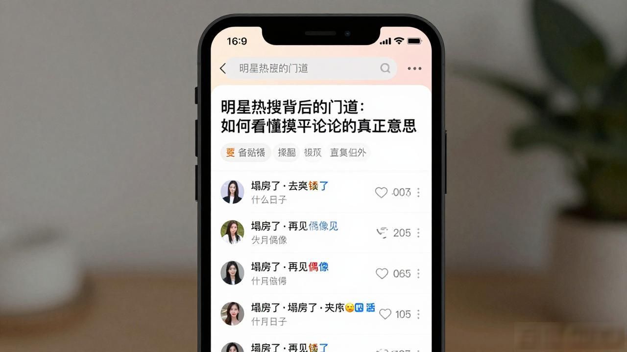 明星热搜背后的门道：如何看懂网友评论的真正意思